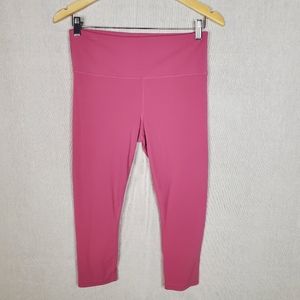 ♤ Athleta Pink Capri Leggings Size Medium